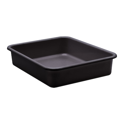 Teacher Created Resources® Plastic Letter Tray, 14 x 11.5 x 3, Black, Pack of 6 (TCR20434-6)