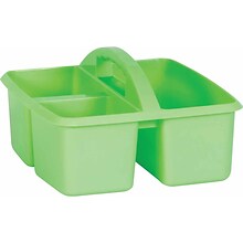 Teacher Created Resources® Plastic Storage Caddy, 9 x 9.25 x 5.25, Mint, Pack of 6 (TCR20906-6)