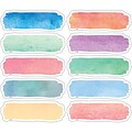 Teacher Created Resources Watercolor Labels Magnetic Accents, Assorted Colors, 20 Per Pack, 3 Packs
