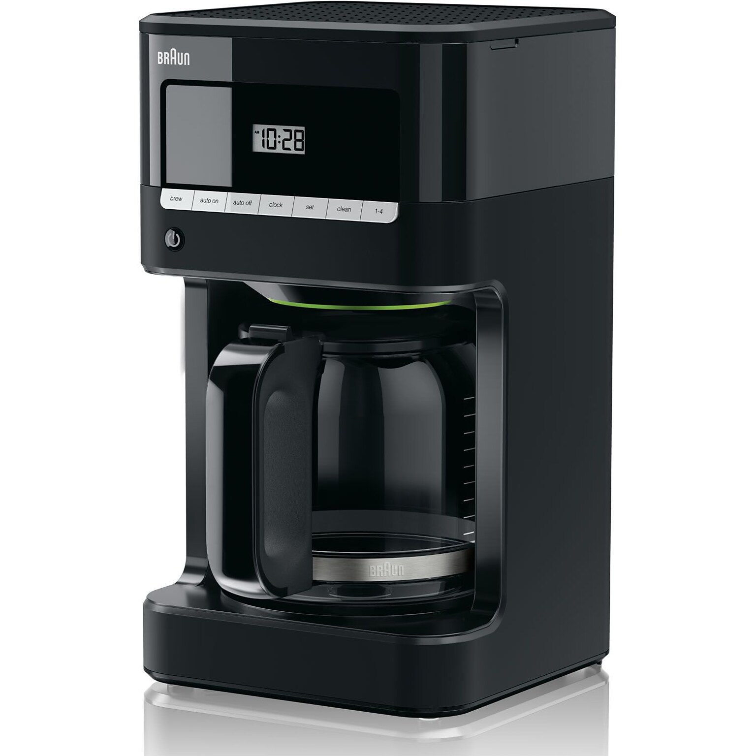 BRAUN BrewSense 12 Cups Automatic Drip Coffee Maker, Black (KF7000BK)
