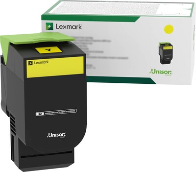 Lexmark 801 Yellow Standard Yield Toner Cartridge (80C1SY0)