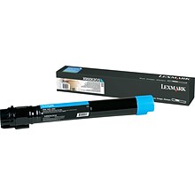 Lexmark X950 Cyan Extra High Yield Toner Cartridge, Prints Up to 22,000 Pages (X950X2CG)