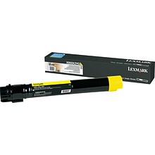 Lexmark X950 Yellow Extra High Yield Toner Cartridge, Prints up to 22,000 Pages (x950x2yg)