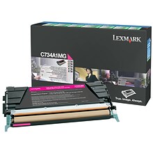 Lexmark C734 Magenta Standard Yield Toner Cartridge