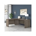 Bush Business Furniture Studio C 72W L Shaped Desk with Return, Modern Hickory (STC049MH)