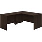 Bush Business Furniture Studio C 60"W L Shaped Desk with 42W Return, Black Walnut (STC050BW)