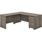 Bush Business Furniture Studio C 72"W L Shaped Desk with Mobile File Cabinet and Return, Modern Hickory (STC007MHSU)