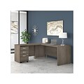 Bush Business Furniture Studio C 72W L Shaped Desk with Mobile File Cabinet and Return, Modern Hick