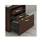 Bush Business Furniture Studio C Office Storage Cabinet with Drawers and Shelves, Black Walnut (SCF130BWSU)