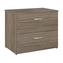 Bush Business Furniture Studio C 2 Drawer Lateral File Cabinet, Modern Hickory (SCF136MHSU)