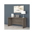 Bush Business Furniture Studio C 60W Credenza Desk, Modern Hickory (SCD360MH)