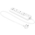 TP-LINK Kasa Smart 3-Outlet 2-USB Port Surge Protector, White (KP303)