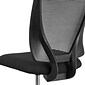 Ergonomic Mid-Back Mesh Drafting Chair with Black Fabric Seat and Adjustable Foot Ring [GO-2100-GG]