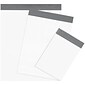 Partners Brand Peel & Seal Expansion Poly Mailer, 10" x 13", White, 100/Carton (EPM10132)