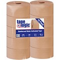 Tape Logic® #7500 Reinforced Water Activated Tape, 3 x 600, Kraft, 10/Case (T9087500)