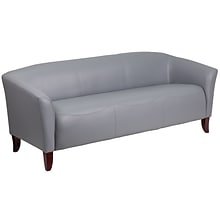 Flash Furniture HERCULES Imperial Series 72.75 LeatherSoft Sofa, Gray (1113GY)