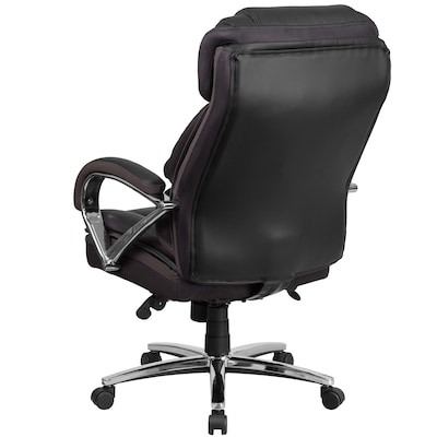 Flash Furniture HERCULES Series Ergonomic LeatherSoft Swivel Big & Tall Executive Office Chair, Black (GO2222)