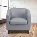 Flash Furniture Faux Leather Guest Chair, Gray (BT873GY)