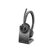 Plantronics Voyager 4320 MS Bluetooth On Ear Computer Headset, Black and Gray (218479-02)