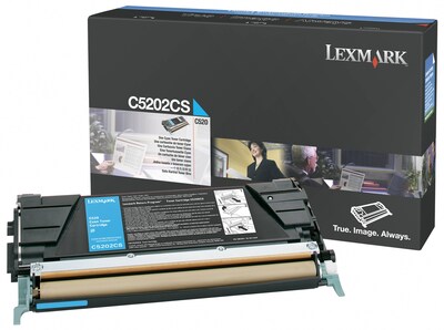 Lexmark C5220CS Cyan Standard Yield Toner Cartridge