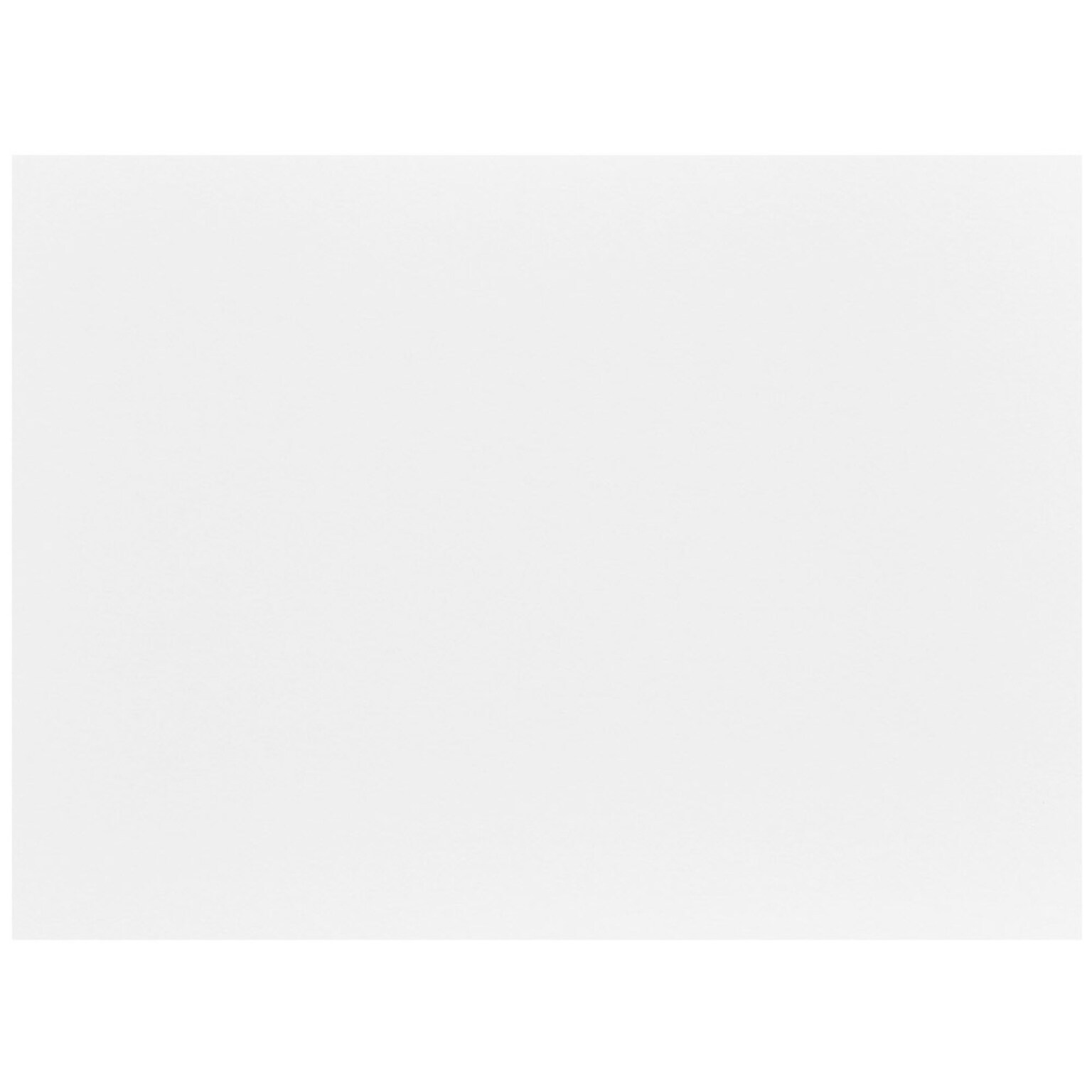 JAM Paper Smooth Personal Notecards, White, 100/Pack (1751006)