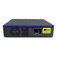 AAXA M7 Business DLP Portable Projector, 3 Hour Battery, Black/Blue (MP-700-01)