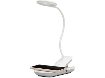 UltraBrite UseAnywhere LED Desk Lamp, 19.5, White (UPL0124-WHT-DS)