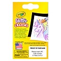 Crayola Glitter Crayons, Assorted Colors, 24/Pack, 6 Packs (BIN523715-6)