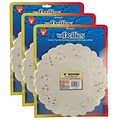 Hygloss Round Paper Lace Doilies, White, 8, 100/Pack, 3 Packs (HYG10081-3)