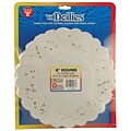 Hygloss Round Paper Lace Doilies, White, 8, 100/Pack, 3 Packs (HYG10081-3)