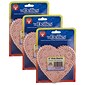 Hygloss Heart Doilies, Pink, 4", 100/Pack, 3 Packs (HYG91045-3)