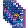 Pacon Tru-Ray 9 x 12 Construction Paper, Magenta, 50 Sheets/Pack, 5 Packs (PAC103000-5)