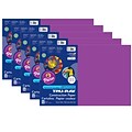 Pacon Tru-Ray 12 x 18 Construction Paper, Magenta, 50 Sheets/Pack, 5 Packs (PAC103032-5)