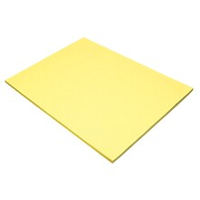 Pacon Tru-Ray 18 x 24 Construction Paper, Light Yellow, 50 Sheets (PAC103078)