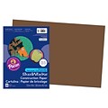 Prang® Construction Paper, Dark Brown, 12 x 18, 50 Sheets Per Pack, 5 Packs (PAC6807-5)