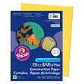 Pacon SunWorks 9 x 12 Construction Paper, Yellow, 50 Sheets/Pack, 10 Packs (PAC8403-10)