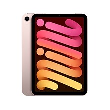Apple iPad mini 8.3 Tablet, 64GB, WiFi, 6th Generation, Pink (MLWL3LL/A)