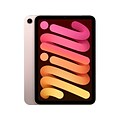 Apple iPad mini 8.3 Tablet, 6th Gen, 256GB, Wi-Fi + Cellular, Pink (MLX93LL/A)