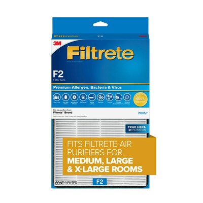 Filtrete True-HEPA RAP Filters True HEPA Air Purifier Filter, 13 x 8.2 x 2 (FAPF-F2N-4)
