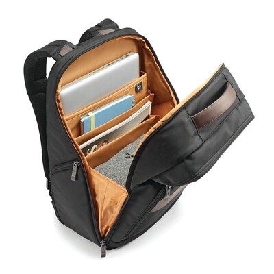 Samsonite Kombi Large Backpack Black/Brown Ballistic Nylon (92310-1051)