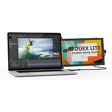 Mobile Pixels DUEX Lite 12.5 IPS LCD Slide-Out Display for Laptops, Deep Gray (101-1005P01)