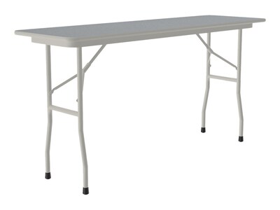 Correll Folding Table, 72 x 18, Gray (CF1872TF-15)