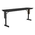 Correll Folding Table, 96 x 18, Black Granite/Black (SP1896TF-07)