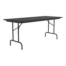 Correll Folding Table, 60 x 30, Black (CF3060TF-07)