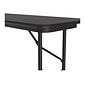 Correll Folding Table, 72" x 18", Black (CF1872TF-07)