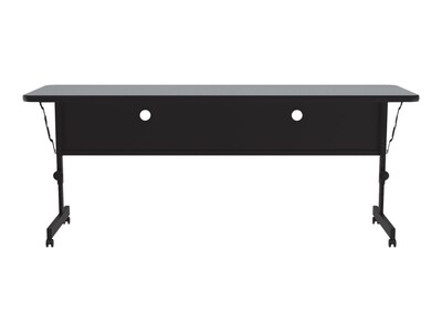 Correll Folding Table, 72 x 24, Gray Granite (FT2472TF-15)