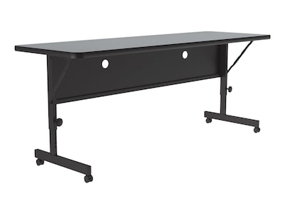 Correll Folding Table, 72 x 24, Gray Granite (FT2472TF-15)