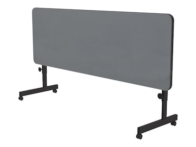 Correll Folding Table, 72" x 24", Gray Granite (FT2472TF-15)