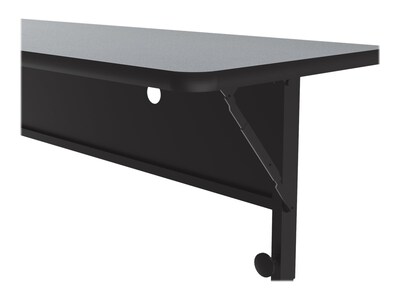 Correll Folding Table, 72" x 24", Gray Granite (FT2472TF-15)