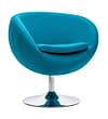 Zuo Lund Polyblend Occasional Chair Island Blue 500322